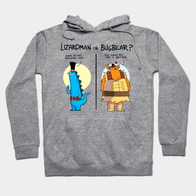 Lizardman or Bugbear? - hats Hoodie by Slack Wyrm